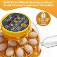 YuXi 16 Egg Incubator for Hatching Eggs, App Track Temperature