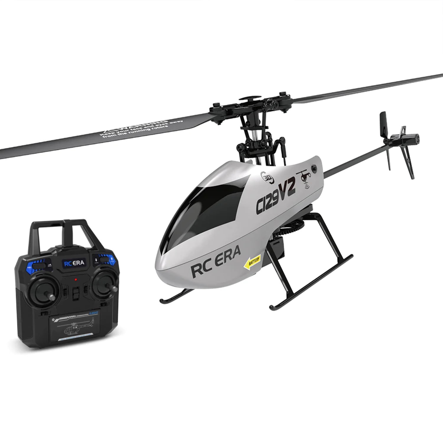 YuXiang C129 V2 4CH Flybarless Micro RC Helicopter w/ 6Axis Gyro and