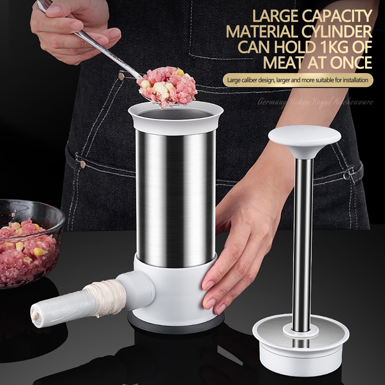 YuXinYang Kitchen Tools,Stainless Steel Home Sausage Making Machine You