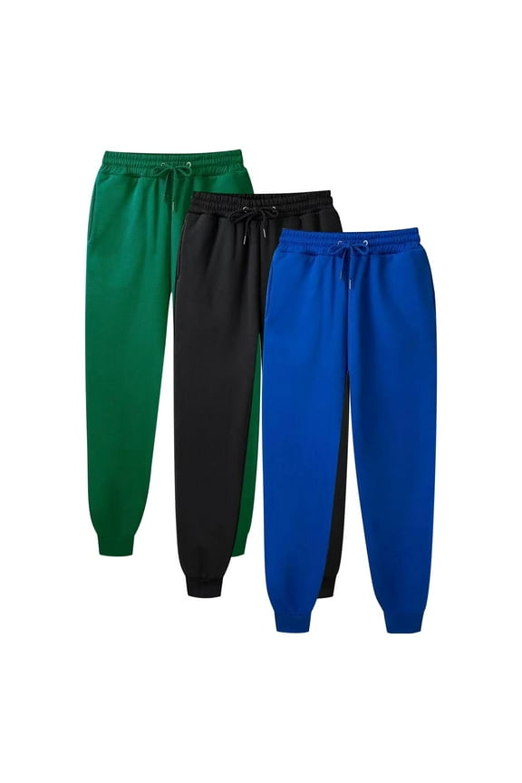 Oversized Tall Sweatpants For Women Men's Casual Trousers And Trousers Plus Velvet Thick Solid Color Large Size Running Fitness Sports Pants,Blue S
