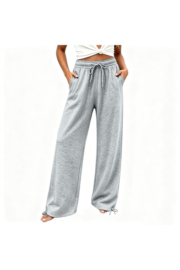 Womens Capri Pants for Women Casual Summer Straight Cigarette - Raw Hem Office Gray XXL