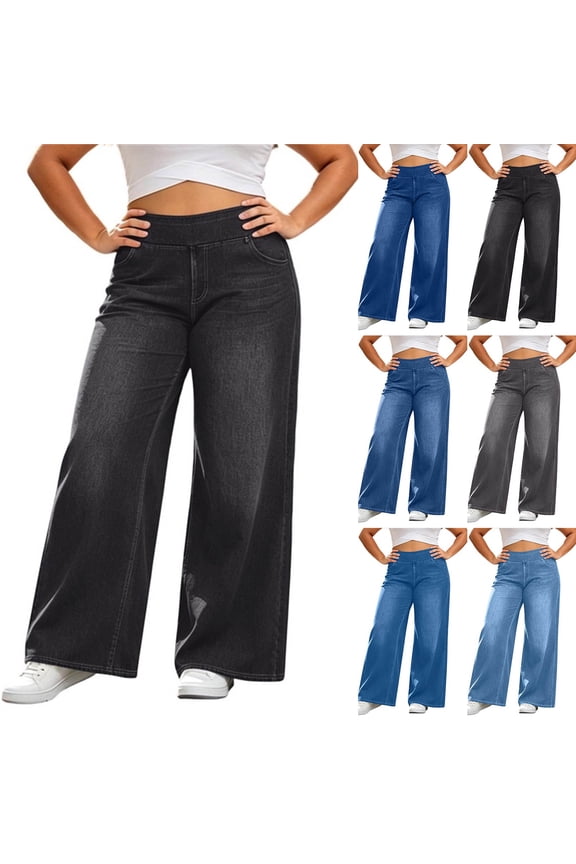 Womens Cargo Pants Women Flare Cigarette - Zip Fly Business Sky Blue XL
