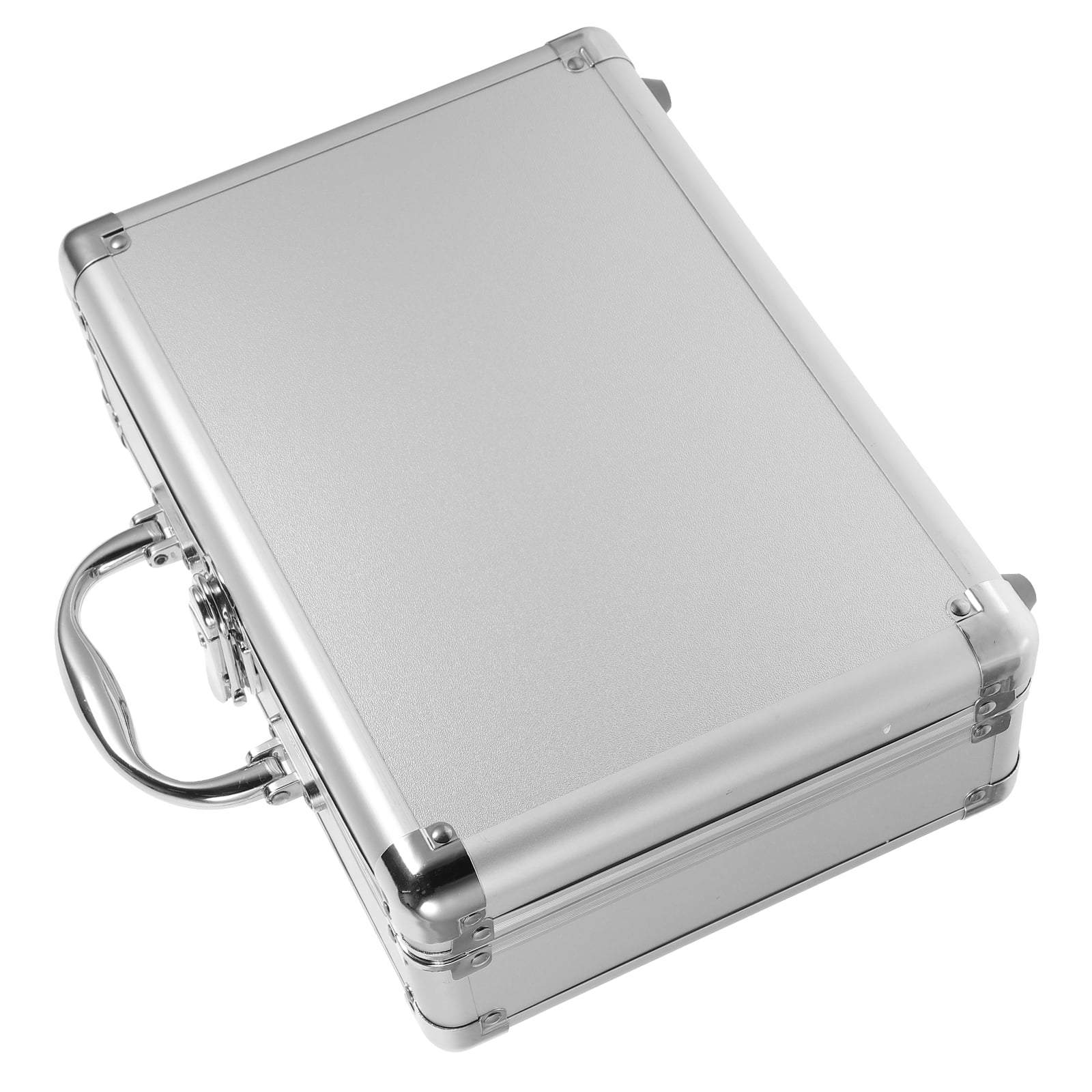 YuYiSan Portable Metal Briefcase Workstation, Silver, 11.41 YuYiSan Portable Metal Briefcase Workstation, Silver, 11.41
