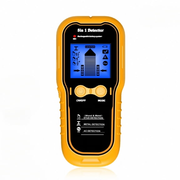 YuYoulan Digital Wall Detector Find Metal Pipe Electrical Wire Wood Studs Rechargeable