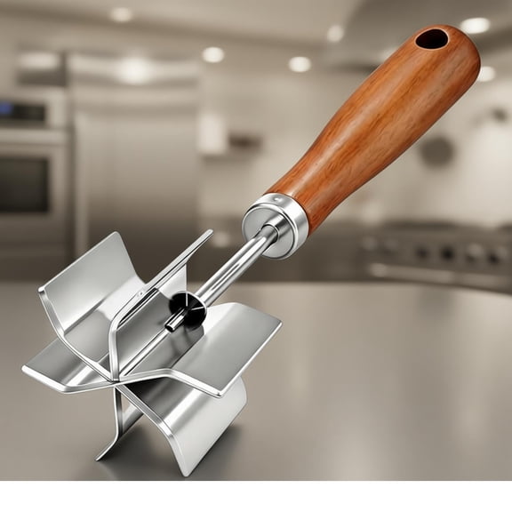 YuYoulan Multipurpose Stainless Steel Meat Chopper with 6 Blade Kitchen Chopping Device