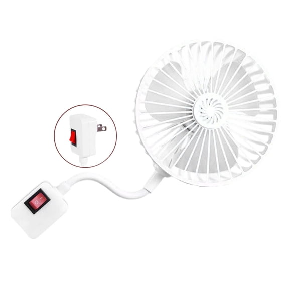 YuYoulan Quiet Operation 360 Degrees Adjustable Small Fan with Essential Oil Diffuser