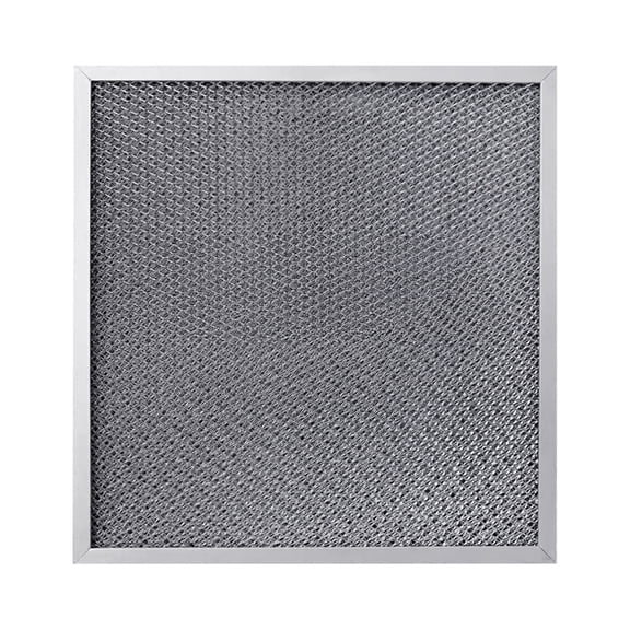 YuYoulan Routine Kitchen Hood Grease Filter Replacement, Rectangular Metal Filter for Cooking Maintenance, Washable Reusable Single Filter Piece
