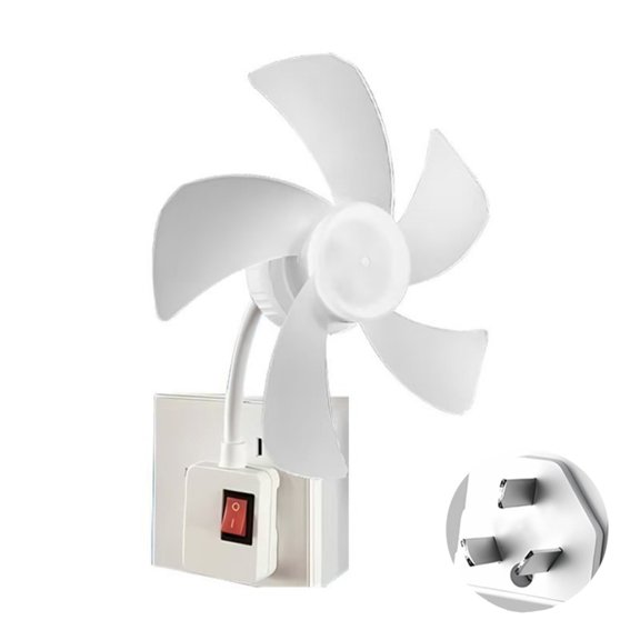 YuYoulan Small Cooling Fan 3Pin Screw Home Fan Desktop Electric Fan for Kitchen Bedroom