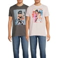 thumbnail image 1 of YuYu Hakusho Men's and Big Men's Graphic Tee Shirt, 2-Pack, 1 of 6