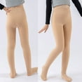 thumbnail image 1 of YuYuBao Kids Girls Leggings Tights Soft Leggings Childrens Tights With Non Sole Warm Skinny Tights, 1 of 8