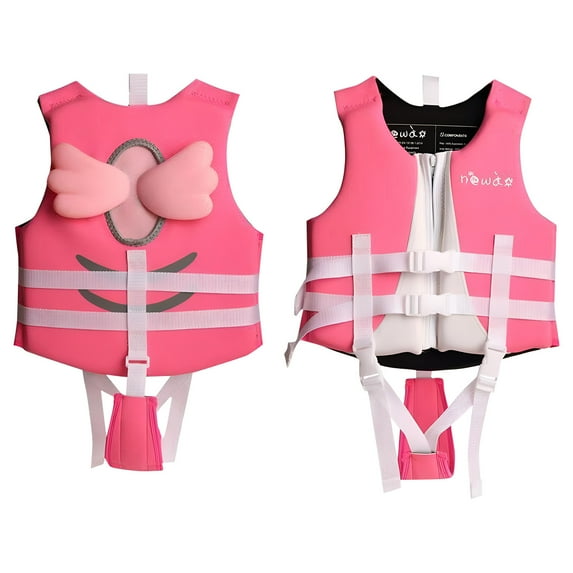 YuYuBao Kids Swim Vest Life Jackets Buoyancy Back Heart Snorkeling Rafting Vest Swimsuits Toddler Trainer Vests Swimming, 7-12 years