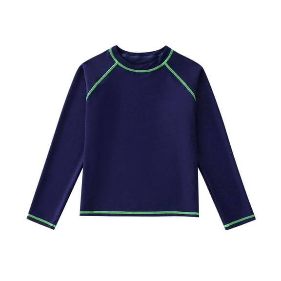 YuYuBao Toddler Boys Long Sleeve Swim Shirts Swimwear For Kids Boys Swimming Beacchwear Tops