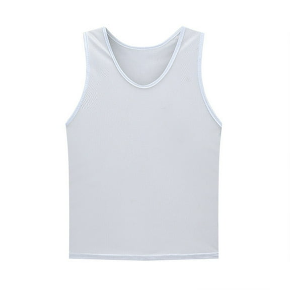 YuYuBao Toddler Boys Sleeveless Vests Tops Solid Color Casual Side Wide Fitness Sports Children Loose Vests