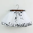 thumbnail image 1 of YuYuBao Toddler Girls Birthday Party Tutu Skirt Performance Skirt Bowkot Cute Fashion Cow Stripe Print Skirts, 1 of 5