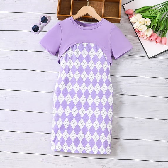 YuYuBao Toddler Girls Outfits Sets Valentine's Day Sweet Girls Dress with crop Tops Comfortable Breathable child girls Sets
