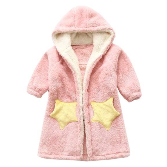 Jamsmile Toddler Girls Pajamas Flannel Long Sleeve Tops   Pants Winter Warm Soft Fuzzy Child Boys Girls Homewear