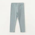 thumbnail image 1 of YuYuBao Toddler Girls Pants Autumn Solid Color Elastic Waist Sweatpants Leggings Warm Pull On Pants, 1 of 3