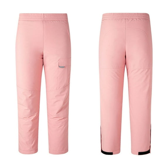YuYuBao Toddler Girls Pants Windproof Rain Warm Boys Outdoor Children Hiking Trousers Ski Boys Pants