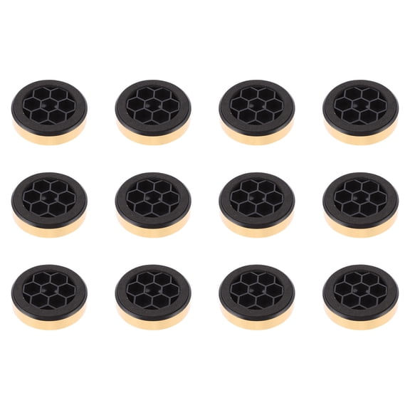 Yuan 12pcs Plastic Amplifier Foot Speaker Computer Chassis Isolation Stand Base Pads