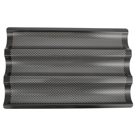 Yuan Nonstick French Bread Baking Pan 1pc Wave Shape Baking Tray Mold for Oven and Kitchen Use