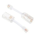 thumbnail image 1 of Yuan 2Pcs Telephone Cord Detanglers RJ9 Extended Rotating Anti-Tangle Swivel Adapters, 1 of 9