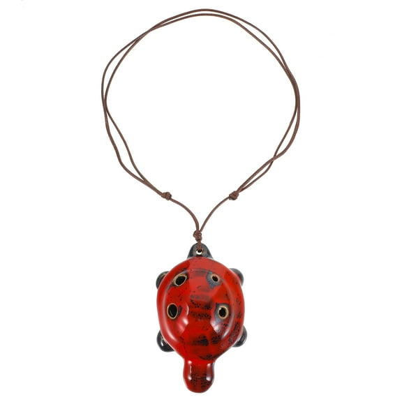 Yuan 6 Hole Ocarina Turtle Shaped Ocarina Portable Ocarina Instrument for Beginner Kids Children