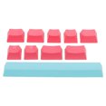 thumbnail image 1 of Yuan 8pcs Translucent Keyboard Caps Double Colors Keycaps Compatible for USCORSAIR, 1 of 7