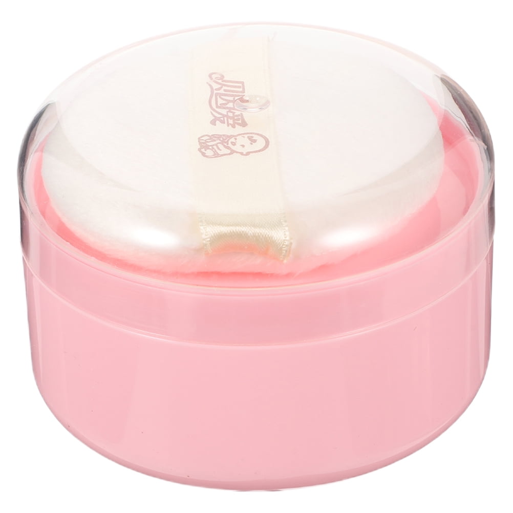 Yuan Body Powder Puff Box Loose Powder Container Portable Baby Powder