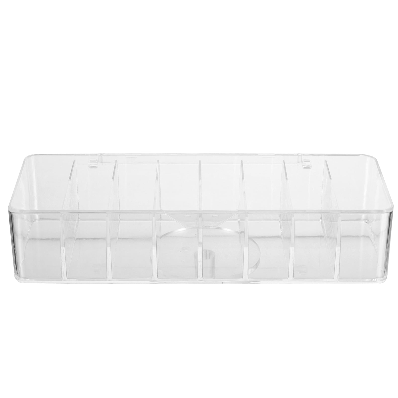 Yuan Electronics Organizer Cord Charger Organizer Box Cable Storage Box with Lid(8 Compartments)