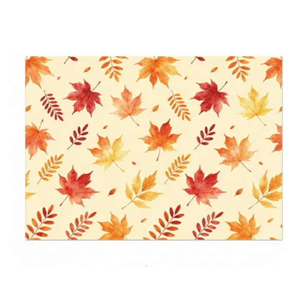 YuanGuangQ 2PC Thanksgiving Gift Wrapping Paper, Premium Pumpkin Maple Leaf Harvest Theme Wrap Paper, Festive DIY Craft Gift Box Wrapping Supplies for Holiday Party Home Decor