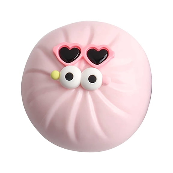YuanGuangQ Food Shaped Slow Rising Stress Toy, Funny Facial Expression Decompression Squeeze Ball, Soft Novelty Fidget Putty For Desk Relaxation Anxiety Gift