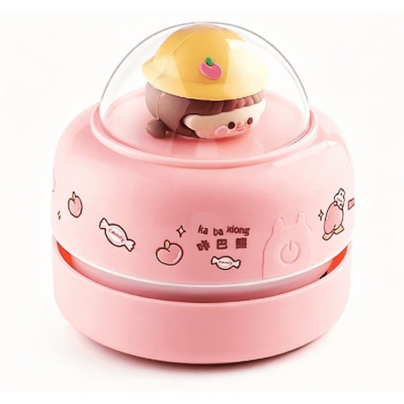 YuanGuangQ Mini Desktop Vacuum Cleaner, Portable Small Table Sweeper for Crumbs, Eraser Shavings Cleaner for Home Office Desk