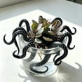 thumbnail image 1 of YuanGuangQ Octopus Tentacle Plant Pot Decor Set, Resin Sea Creature Limb Embellishments for Potted Greenery, Decor Accents for Flower Pot Tabletop Home Scene Layout Decoration, 1 of 6