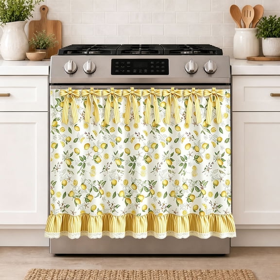 YuanGuangQ Oven Rack Protective Skirt Guard, Heat Resistant Reusable Oven Liner Mat Shield, Non Stick Washable Oven Bottom Cover to Catch Drips Spills for Kitchen