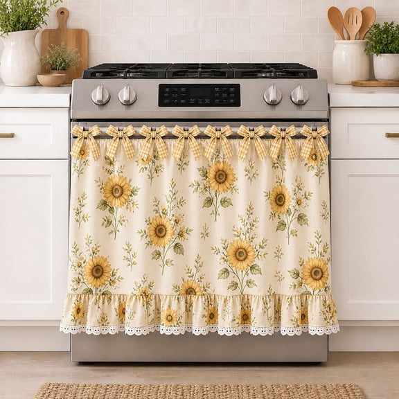YuanGuangQ Oven Rack Protective Skirt Guard, Heat Resistant Reusable Oven Liner Mat Shield, Non Stick Washable Oven Bottom Cover to Catch Drips Spills for Kitchen