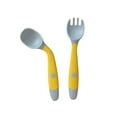 YuanRX PandaEar Baby Bendable Spoons And Forks Set 1 Set Training
