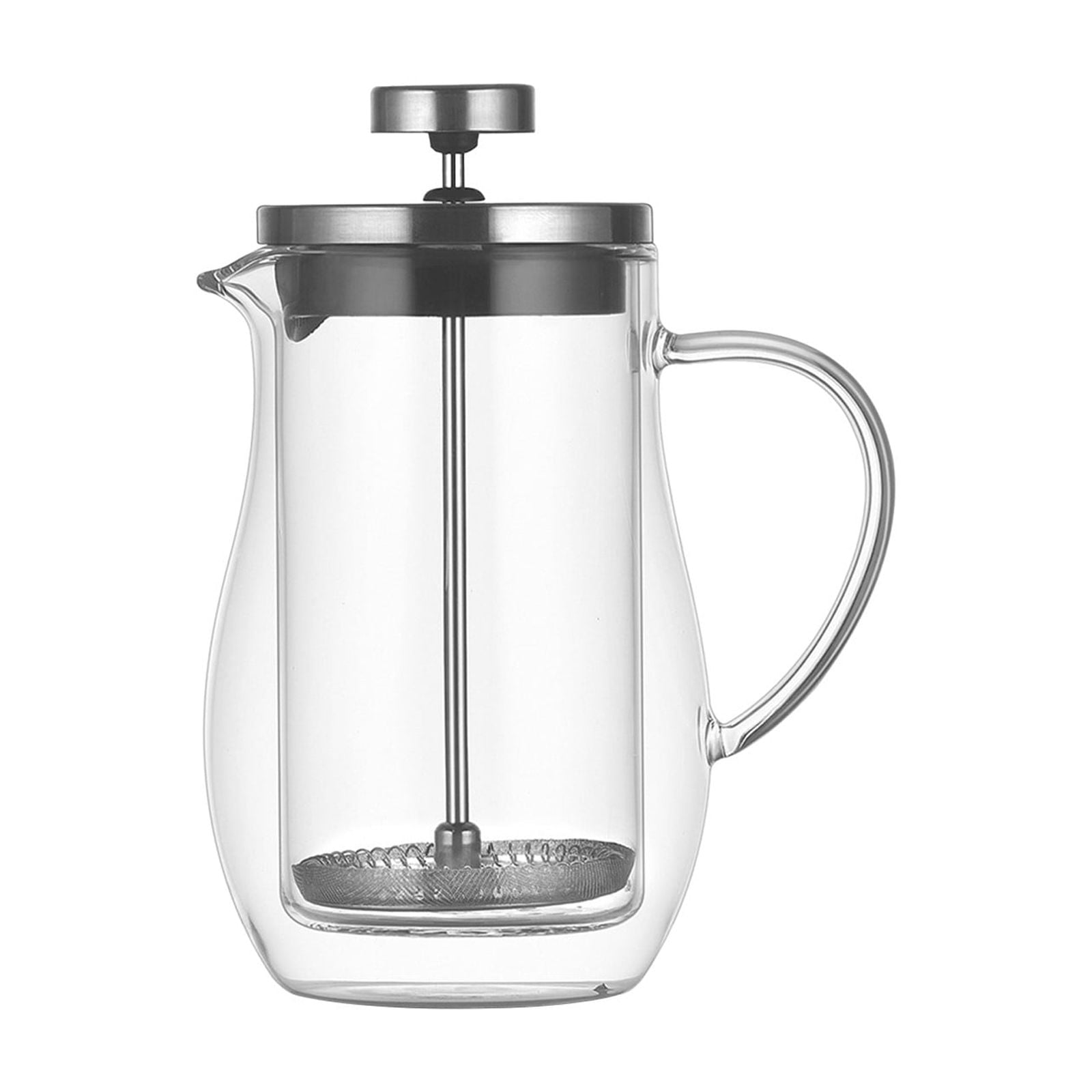 YuanRX Storage Containers French Pot Teapot Heat Glass Double Wall With Filters French Coffee