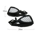 thumbnail image 1 of Yuangui 1 Pair Universal Motorcycle Handguards Hand Guards Protectors Motorbike Motocross Protector (Black), 1 of 5