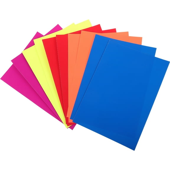 Yuangui 10 Neon Glow-in-the-Dark DIY Papers for Fluorescent Decoration