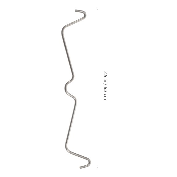 Yuangui 100pcs Stainless Steel Pegboard Hooks for Organizing Tools