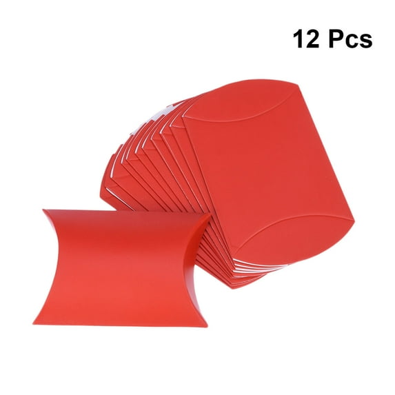 Yuangui 12pcs Mini Pillow Candy Boxes for Party Wedding Engagement