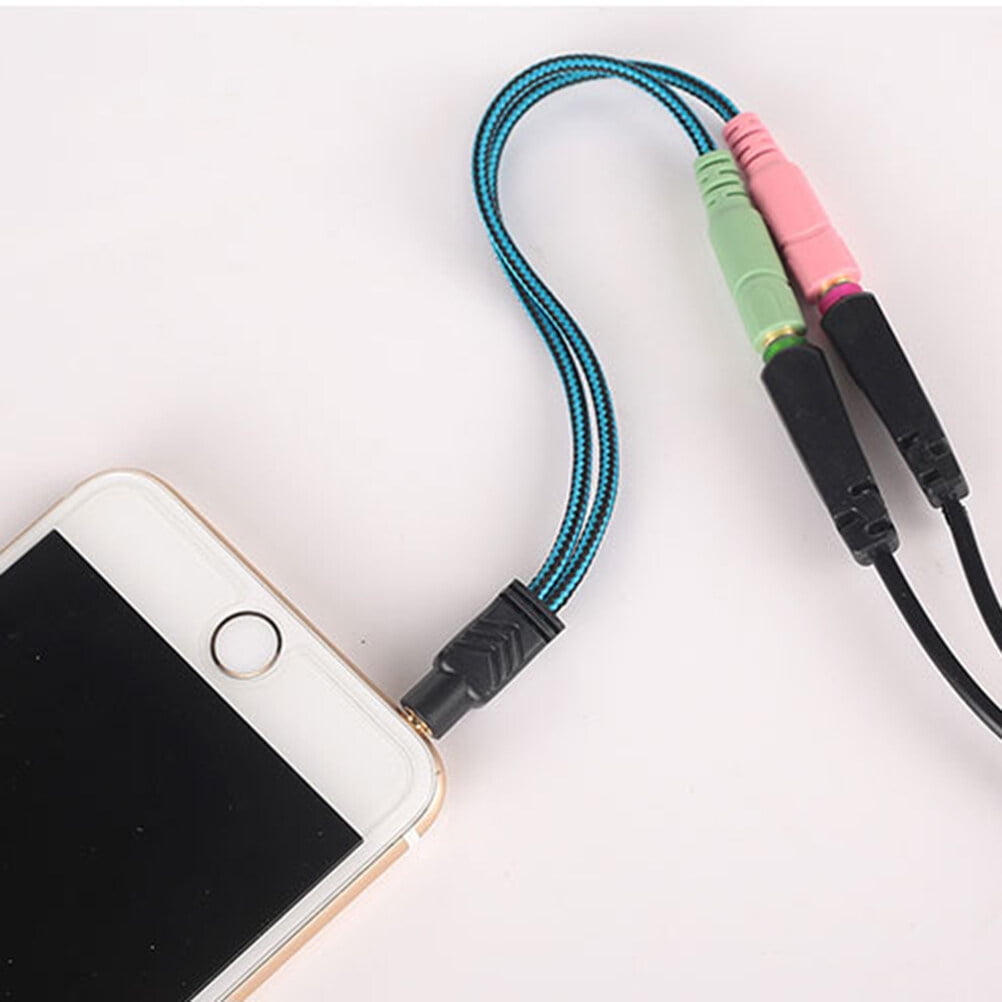 Yuangui 2 In 1 3.5mm Headset Splitter 3.5mm Female to 2 Dual 3.5mm Male ...