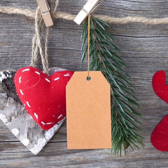 Yuangui 200pcs Blank Paper Tag Diy Use Hanging Printable And Paintable Blank Hanging Label