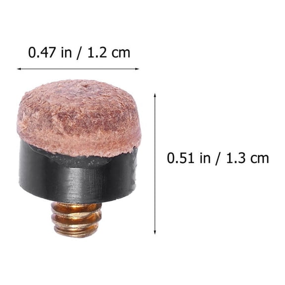 Yuangui 20pcs Pool Tips Billiard Tips Replacement