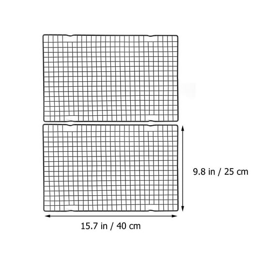 Yuangui 2Pcs Heavy Duty Cooling Rack Non-Stick Wire Rack for Baking Cooking Cooling Roasting
