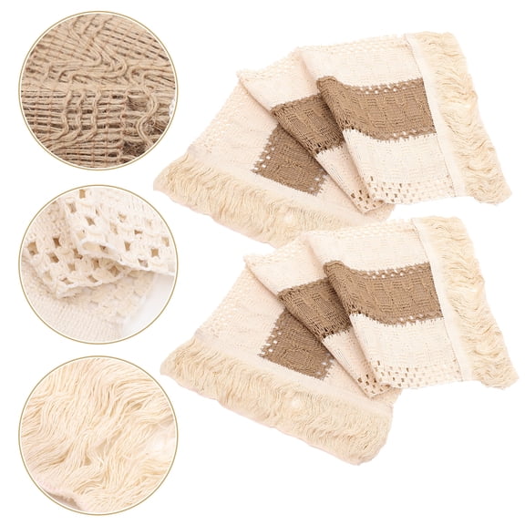 Yuangui 2Pcs Table Mat Coffee Table Mat Placement Dining Table Placemat Household Placemat Insulated Cushion