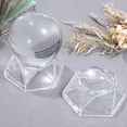 thumbnail image 1 of Yuangui 2pcs Clear Geometric Ball Stand for Crystal Sphere Display & Crafts, 1 of 10