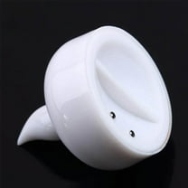 Yuangui 2pcs Waterproof Floating Candles LED Lights Candle Lamp for Wedding Party Decoration (White)