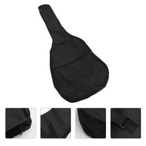 Yuangui 41" Acoustic Guitar Bag with Padded Straps & Pockets - Black