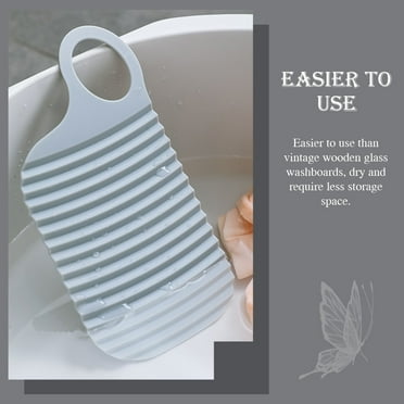 Yuangui 4Pcs Small Washboard for Home Travel Hand Washing Diaper